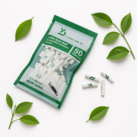 Embouts de filtre à cigarettes en céramique moderne haut de gamme avec charbon actif naturel de coquille de noix de coco pour l'élimination des odeurs de fumée, tailles 5.3-8mm