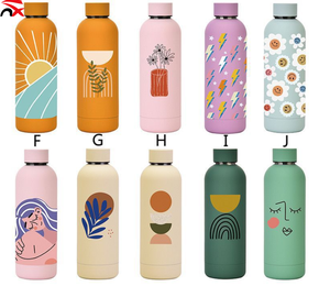 Bouteille d'eau isotherme en acier inoxydable en gros, avec logo personnalisé, couleur unie simple, thermos sous vide pour cadeau promotionnel - Product Image 5
