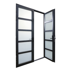 Hihaus personnalisé dimmable intimité verre aluminium double porte battante - Product Image 4