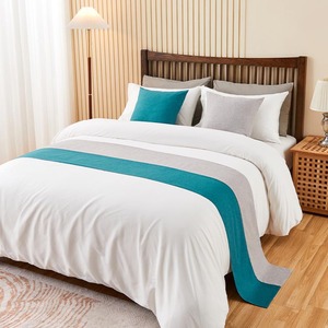 Hotel di lusso letto corridori con Design Jacquard stile semplice foglio tipo cuscino Set 300tc Thread Count per tutte le stagioni - Product Image 5