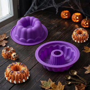 Molde de silicona personalizado de calabaza para Halloween y Navidad, molde de silicona para fondant, molde 3D, molde de silicona para barra de chocolate - Product Image 3