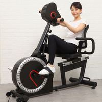 Vélo d'exercice inclinable pliable d'intérieur EU-GLC-06, entraîneur des membres supérieurs et inférieurs, certifié SGS, garantie 3 ans pour un entraînement efficace