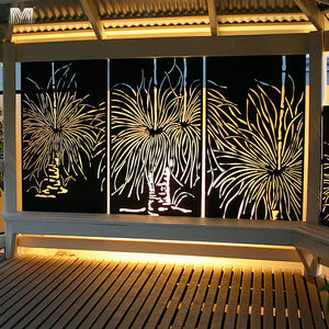 Salón plegable chino deslizante insonorizado divisor de habitación acordeón móvil gabinete de pared puerta plegable diseño de partición de aluminio - Product Image 3