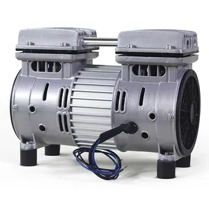 الصامتة 750w 1500w 2200w ضاغط دي ar رأس مضخة 200 L/دقيقة الأسنان النفط الحرة ضاغط الهواء المحرك