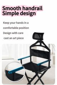 Vente en gros Chaise de maquillage pliable moderne et durable en métal bon <span class=keywords><strong>prix</strong></span> Directeur de <span class=keywords><strong>salon</strong></span> Home Office Warehouse Outdoor Friendly - Product Image 2