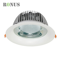 Spot LED encastré COB anti-éblouissement pour hôtel, 20W, dimmable, pour plafond