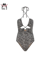 MLY 2024 Maillot de bain bikini sexy string style string imprimé personnalisé bikini léopard bikini