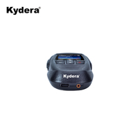 Walkie Talkie DMR Slim 2W PMR DR-100 IP54/IPx4 Resistente al Agua VHF/UHF Carga USB-C Negro 2000mAh 4000 Canales Alcance de 3-5km