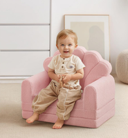 Canapé-lit pour enfants moderne à trois couches pliable, fauteuil de dessin animé, tabouret, fauteuil inclinable, canapé en éponge, fauteuil de sieste, siège individuel pour salon