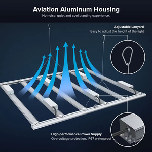 Sansi 1000W phát triển đèn quang phổ đầy đủ dẫn sáng và đồng đều chiếu sáng - Product Image 4