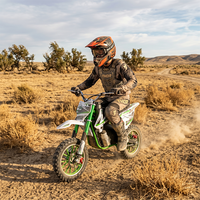 Moto tout-terrain semi-automatique pour enfants de 500 W, mini moto de cross pour jeunes, moto de course pour enfants