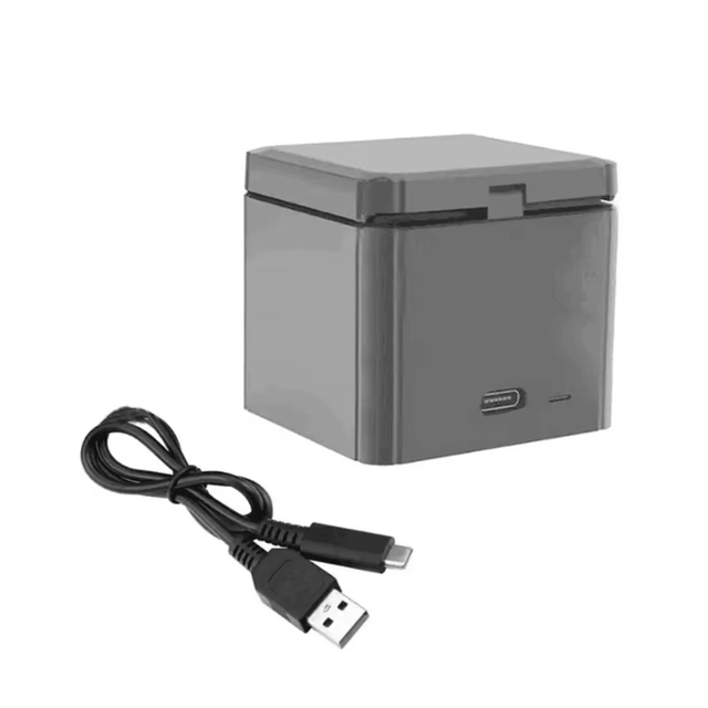 AHDBT-901 Digital Battery Triple Charger 3 Channel With TYPE-C Fast Charging for Gopro Hero 11/10/9 Action Camera
