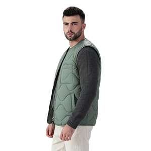 Gilet matelassé léger de haute qualité, nouveau design, gilet en duvet pour homme, <span class=keywords><strong>sans</strong></span> manches, gilet en duvet personnalisé, veste pour homme - Product Image 2