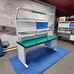 Banco da Lavoro Antistatico ESD Certificato IEC 61340 con Telaio in Acciaio per Linee di Assemblaggio SMT, Produzione Elettronica e Fabbriche EMS - Product Image 2