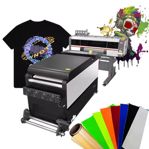 Qinyu 60cm <span class=keywords><strong>T</strong></span>-<span class=keywords><strong>Shirt</strong></span> Machine D'impression Estampage <span class=keywords><strong>Flocage</strong></span> DTF Imprimantes Avec Trois I1600 <span class=keywords><strong>T</strong></span>êtes Rouleau à Rouleau DTF <span class=keywords><strong>Imprimante</strong></span> UV pour Chemises - Product Image 3
