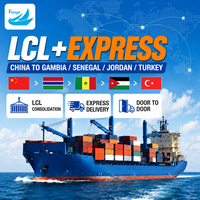 Agent maritime de Chine vers la Gambie, le Sénégal, la Jordanie, la Turquie, service de transport maritime express LCL, transitaire maritime, prix compétitif
