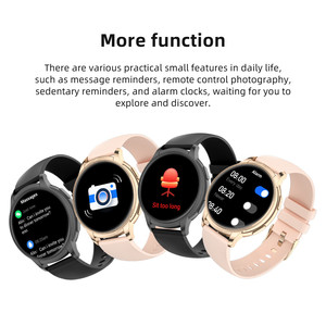 Reloj inteligente Maxtop con pantalla táctil grande para mujer, reloj inteligente IP68 resistente al agua con correa de acero, relojes inteligentes a la moda para mujer - Product Image 6
