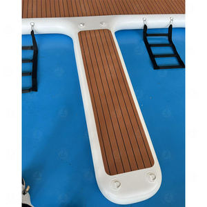 Quai de jet-ski en forme de E double rampe de ponton personnalisée quai marin gonflable pour plages côtières marinas amateurs de sports nautiques - Product Image 4