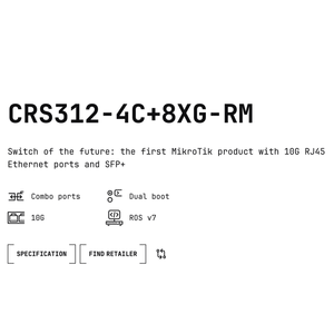 สวิตช์เครือข่าย MikroTik CRS312-4C+8XG-RM - Product Image 4
