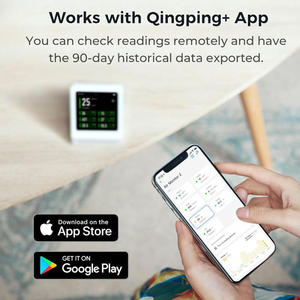 Moniteur de qualité de l'air intelligent Qingping Gen 2, testeur intelligent de température et d'humidité pour la maison - Product Image 6