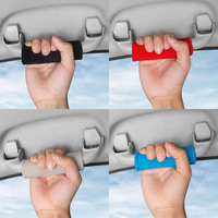 Titan AS076 – Housse de protection universelle en daim pour poignée de toit avec logo personnalisé, kit d'intérieur pour voiture, décoration et protection de la poignée