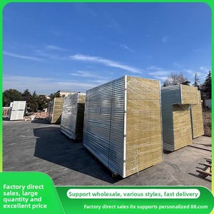 Tô Châu của nhà sản xuất số lượng lớn 50mm màu thép tấm bánh <span class=keywords><strong>sandwich</strong></span> chất lượng tuyệt vời thanh lọc đá len cơ chế tấm - Product Image 3