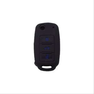 เคสหุ้มกุญแจรถทำจากซิลิโคน3ปุ่ม,สำหรับ VW Golf 4 5 6 7 Bora Jetta POLO MK4 MK6 Bora <span class=keywords><strong>Passat</strong></span> <span class=keywords><strong>B5</strong></span> B6ด้วง - Product Image 5