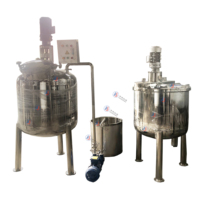 Cuve de mélange chauffante en acier inoxydable Huashang pour la production de shampooing, de savon liquide, de parfum et d'émulsion