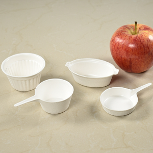 Juego <span class=keywords><strong>de</strong></span> Vajilla Desechable Biodegradable al por Mayor, Vasos para Salsas en Forma <span class=keywords><strong>de</strong></span> Bandeja Desechables <span class=keywords><strong>de</strong></span> Bagazo <span class=keywords><strong>de</strong></span> <span class=keywords><strong>Caña</strong></span> <span class=keywords><strong>de</strong></span> Azúcar - Product Image 4