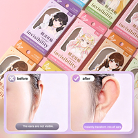 LMLTOP 1 Pack Correcteur d'oreilles cosmétique très vendu, Patchs d'oreilles d'elfe pour le soutien du lobe de l'oreille, Correction verticale pour le maquillage