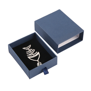 BTO Hộp Quà Tặng Trang Sức Nhỏ Màu Nâu Giấy Kraft Ngăn Kéo Sang Trọng Tùy Chỉnh Hộp Nhung Chèn Trang Sức Có Logo - Product Image 4