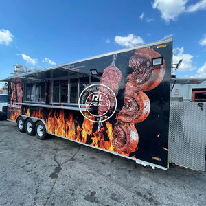 Vente en gros de camions de restauration rapide, remorque de restauration mobile, camionnette de restauration, remorque, chariot à desserts - Product Image 2