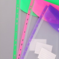 Classeur à clip en PP imprimé UV, transparent, pour partitions et feuilles de test
