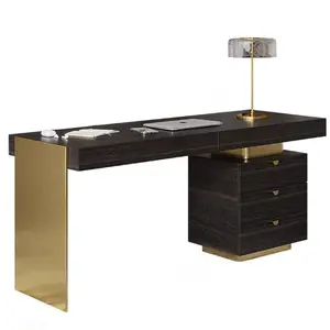 Mesa de escritório para computador Mesa executiva em forma de L para casa Mesa executiva para escritório CEO mesa para escritório em casa