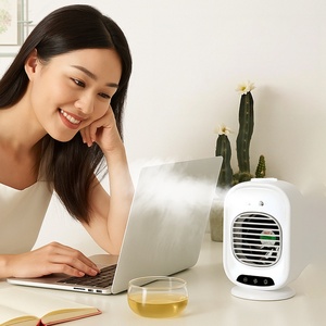 STELLAR Ice Mist Intelligent Air Conditioner <b>Fan</b> Fast Cooling <b>Standing</b> Spray Charging Desk <b>Fan</b> Leafless Bladeless 11,899 BTU/h - Product Image 4