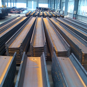 Jenis Z Section Cold Rolled Steel Sheet Pile dalam Berbagai Spesifikasi/dimensi - Product Image 5