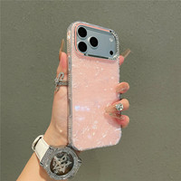 Étui de téléphone portable de luxe à motif coquillage pour iPhone 18 17 16 15 14 13 12 11 Pro Max, coque de protection antichoc