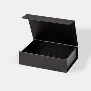 Oem A6 nông đen biểu tượng tùy chỉnh in hộp đồ trang sức hiển thị vòng Bangle Hộp quà tặng trong kho - Product Image 2