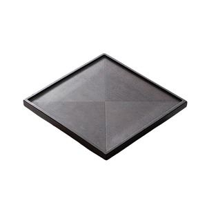 Ebony Square Teapot Stand Solid Wood Dry Brewing <b>Tea</b> <b>Tray</b> Japanese Wabi Sabi Style Small <b>Tea</b> Table For Afternoon <b>Tea</b> - Product Image 5