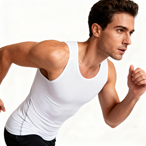 Entrenamiento atlético de secado rápido para hombre, ropa deportiva, Chaleco Ajustado de Color sólido sin mangas para hombre, Camiseta deportiva ajustada, chaleco superior activo - Product Image 1