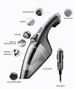 <span class=keywords><strong>Aspirateur</strong></span> portable pour voiture, filaire, 106W, DC12V, humide et sec, avec filtre HEPA, capacité de 0,5L, autonomie de plus de 60 minutes - Product Image 3