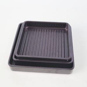 ไขควงหม้อร้อนสำหรับบาร์บีคิวเชิงพาณิชย์สุดสร้างสรรค์จานซูชิสีดำฝ้าทำจากพลาสติกญี่ปุ่น - Product Image 3