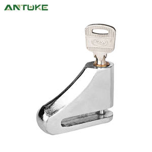 Verrou de frein à disque pour moto en alliage d'acier argenté, pour roue avant, équipement de sécurité antivol amélioré, accessoire - Product Image 2