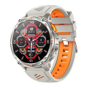Montre connectée homme HT33 1,7 pouce avec lampe torche LED, batterie 1100 mAh, appels Bluetooth, boussole, sport en plein air, étanche IP68, OEM - Product Image 3