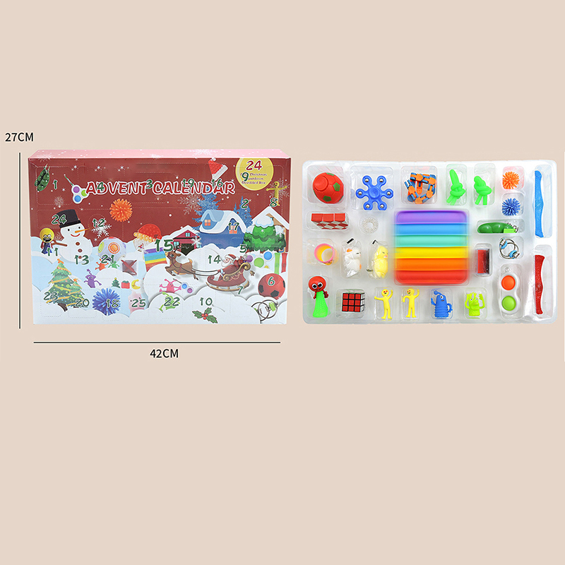 Amazon Selling Fidgeted Toys Xmas Gift Box Fidgit Advent Calendar Fidgeted Advent Calendar Christmas