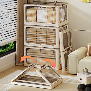 Tiết kiệm không gian cho nhà đóng mở lưu trữ Thùng <span class=keywords><strong>Stackable</strong></span> container Công suất nặng gấp Thùng - Product Image 3