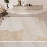 Alfombra de lujo Simple y moderna, pavimentación completa, sala de estar área grande para, sofá, mesa de centro, entrada de dormitorio, juego de alfombra hecha a mano