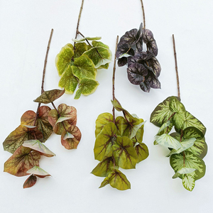 PT-PL002 Cây Sồi Nhân Tạo Lá Thân Cây Giả Cây Sồi Chi Nhánh Cây Màu Xanh Lá Cây Cho Cây Xanh Tường Hoa Trang Trí - Product Image 4