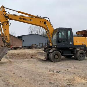 Excavatrice sur pneus Hyundai <span class=keywords><strong>210</strong></span>-7 60 150 Doosan150 <span class=keywords><strong>210</strong></span> d'origine avec transition rapide et sans besoin de camions à plateau, haute efficacité - Product Image 5