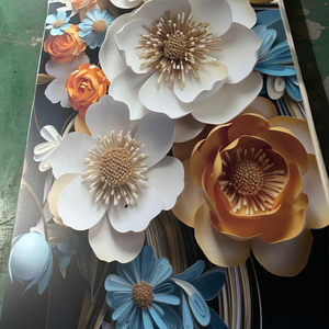 <span class=keywords><strong>2025</strong></span> New 4x8ft 3 mét <span class=keywords><strong>PVC</strong></span> UV tấm đá cẩm thạch với dịch vụ cắt không thấm nước và bền để sử dụng nhà - Product Image 6